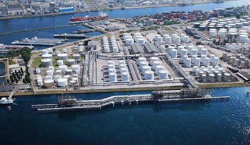 Tank Terminals In Doklaan Rotterdam Netherlands